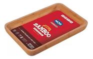 Gamela Bandeja Churrasco Bamboo Retangular 30x45cm - Mor