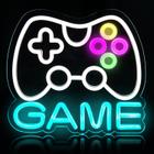 Gaming Neon Sign Myipyi Gamepad em forma de LED alimentado por USB