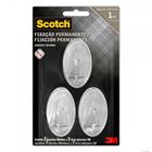 Gancho Adesivo 3M Scotch Medio 3Pecas Transparente Hb004684328 - RCD