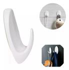 Gancho Adesivo de Parede Organize E Decore Oval Branco 01- unidade - Black Bull