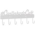 Gancho de Parede Cantinho do Café Branco - Metaltru