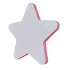 Gancho de Parede Formato Estrela Mdf laminado borda colorida