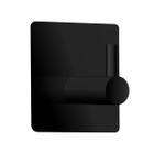 Gancho Metal Quadrado Preto 4,5Cm - Comfortdoor