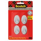 Gancho Plástico Scotch Pequeno Transparente HB004270458 3M