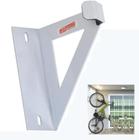 Gancho Suporte Bicicleta Parede/Teto - Branco - 20 kg - Brasforma