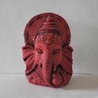 Ganesha de resina Vermelha, 27cm de altura e de ótimo acabamento e uma bela peça!