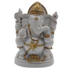 Ganesha Gordo Metade - Branco