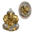 Ganesha Hindu Deus Sorte Prosperidade Sabedoria Resina 7 cm