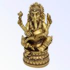 Ganesha Livro Sabedoria Em Resina 17 Cm - Escolha A Cor