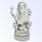 Ganesha Livro Sabedoria Em Resina 17 Cm - Escolha A Cor - Bialluz