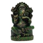 Ganesha no Trono 8cm - Verde