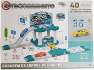 Garagem De Carros De Corrida Com Pista Brinquedo Infantil
