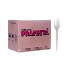 Garfo de Plástico Sobremesa Cristal 1000 unidades - Prafesta