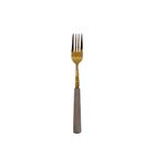 Garfo prata e dourado Home Design 19 cm