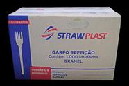 Kit Refeição Reforçado Garfo + Faca Sachê Embalados Branco Maxplastic - 500  Pares (CX10x50)