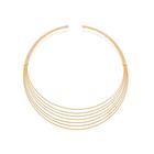 Gargantilha Choker Folheada a Ouro - Rommanel