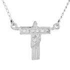 Gargantilha Cristo com Strass 20mm - Sunshine Cristais