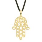 Gargantilha Hamsa 30mm - Sunshine Cristais