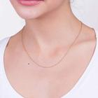 Gargantilha Rommanel corrente folheada a ouro fio torcido Cód. 531153