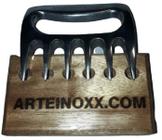 Garra De Urso Para Churrasco Com Base - Arteinoxx