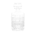 Garrafa 850ml Para Whisky Em Cristal Brooklyn Wolff