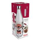 Garrafa Achocolatado Leite Vidro 950ml Decorada VDR8035 Euro Home