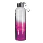 Garrafa Agua Squeeze C/ Alça Vidro 500 Ml Colorida