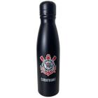 Garrafa Aluminio 600Ml Squeeze Oficial Corinthians Água Fria - Mileno