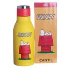 Garrafa cantil térmico inox parede dupla 400ml snoopy zc