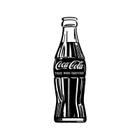Garrafa Coca-Cola - Adesivo De Parede - Leguts Adesivos