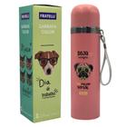 Garrafa Color Estampa Pet Inox 480Ml - Rosa