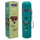 Garrafa Color Estampa Pet Inox 480Ml - Verde - Fratelli