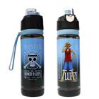 Garrafa Com Trava One Piece Luffy 600ml Plástico Oficial Toei - Clube Comix