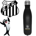 Garrafa de Academia Inox 750ml Santos FC Ideal Para Hidratacão Com Garantia - Zonne