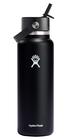 Garrafa de água Hydro Flask Wide Mouth 1,2 L com tampa de palha flexível