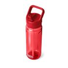 Garrafa de água YETI Yonder 750 ml com tampa de palha Rescue Red