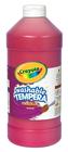 Garrafa de compressão de tinta Crayola lavável em vermelho têmpera de 946 ml para crianças