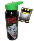 Garrafa de Plástico 600 ml do Coringa Com Canudo DC Comics Batman Livre de BPA Squeeze - Urban