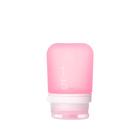 Garrafa de viagem de silicone recarregável humangear GoToob+ Pink 53mL