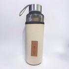 Garrafa De Vidro 300ml com Capa Neoprene Discreta Água Café Chás