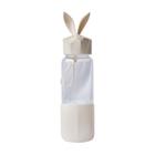 Garrafa de vidro rabbit bottle com capa de silicone e tampa plástica - Golden