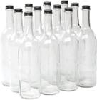 Garrafa de vinho North Mountain Supply 750 ml de vidro transparente x12