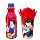 Garrafa e Copo Estampa da Princesa Branca de Neve Kit para Meninas