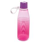 Garrafa Fitness com tampa abre fácil 530ml rosa Plasutil ref.14655