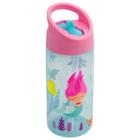 Garrafa Garrafinha Canudo Silicone Buba Aventuras Sereia 380ml