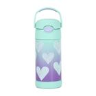 Garrafa Garrafinha Térmica Infantil Thermos 355Ml Corações