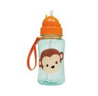 Garrafa Infantil Com Canudo 400ml Macaco Buba