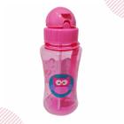 Garrafa Infantil com Canudo Retrátil de Silicone 400 ml