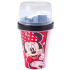 Garrafa Infantil Minnie 320ml Shakeira Misturador Plasutil