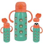 Garrafa Infantil Termica 450 Ml Color Baby Macaquinho Mor